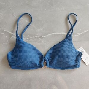 Abercrombie & Fitch Blue Wave Bikini Top